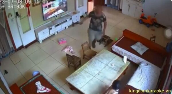 Innocence Shattered: Guy with Axe and a Baby Open Door video