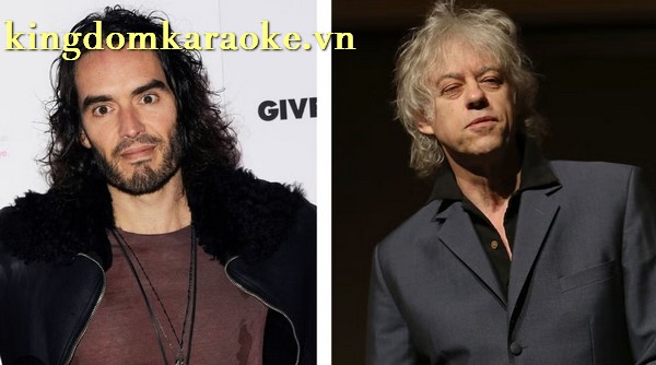 Bob Geldof and Russell Brand Video Clash