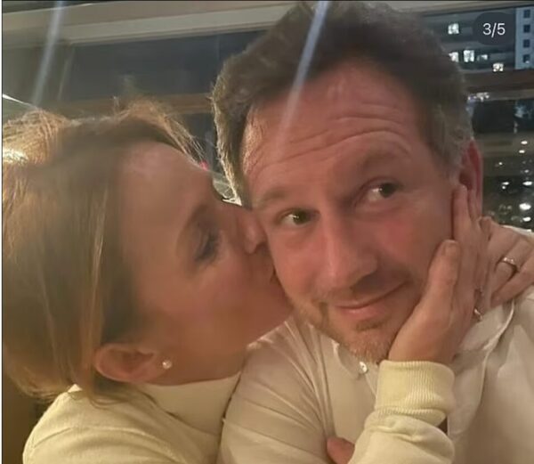The Spice Girls star said she is 'really grateful' to have Christian Horner as her 'best friend'